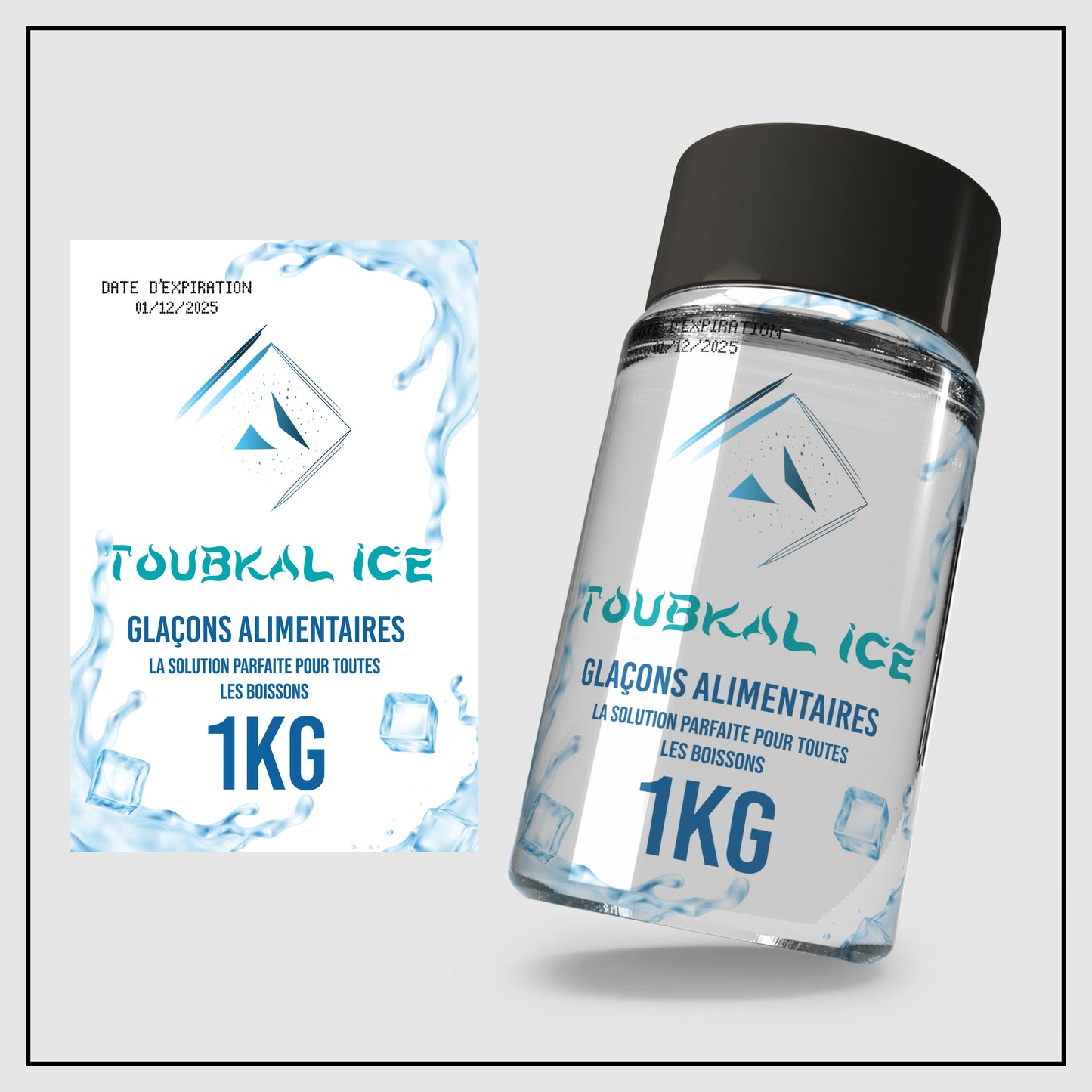 Autocollant transparent