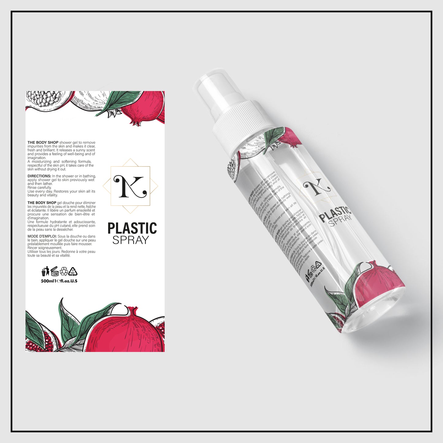 Autocollant transparent